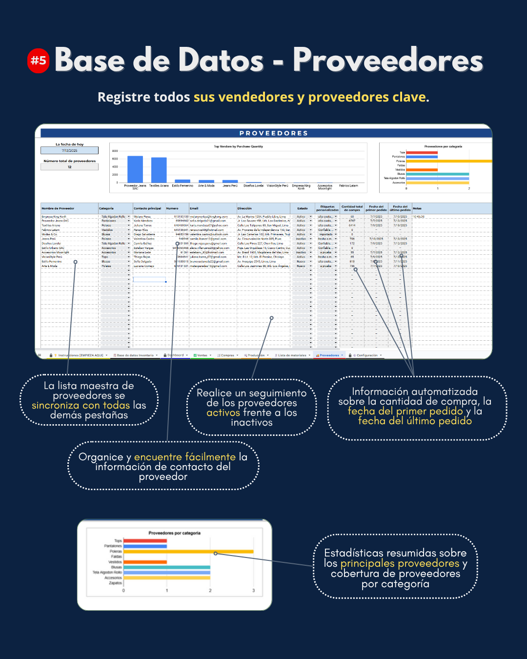 Plantilla de Inventario - EasyStock PRO